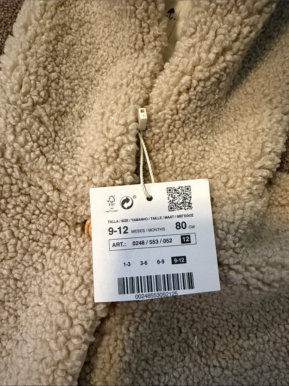Zara cozy cream